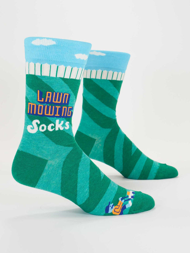 Blue Q - Lawn Mowing - Men’s Crew Socks