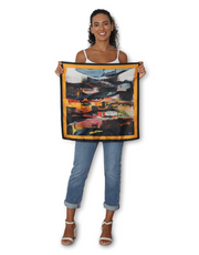 The Artist Label - House of Fun Square Scarf