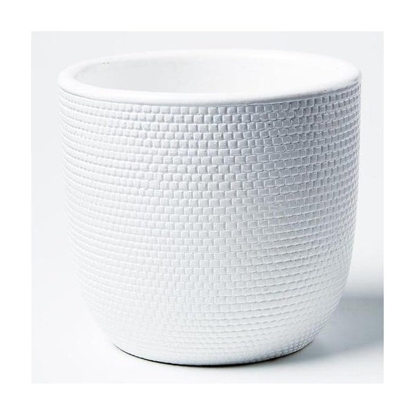 Jones & Co. - Medium Tweed Pot - Chalk