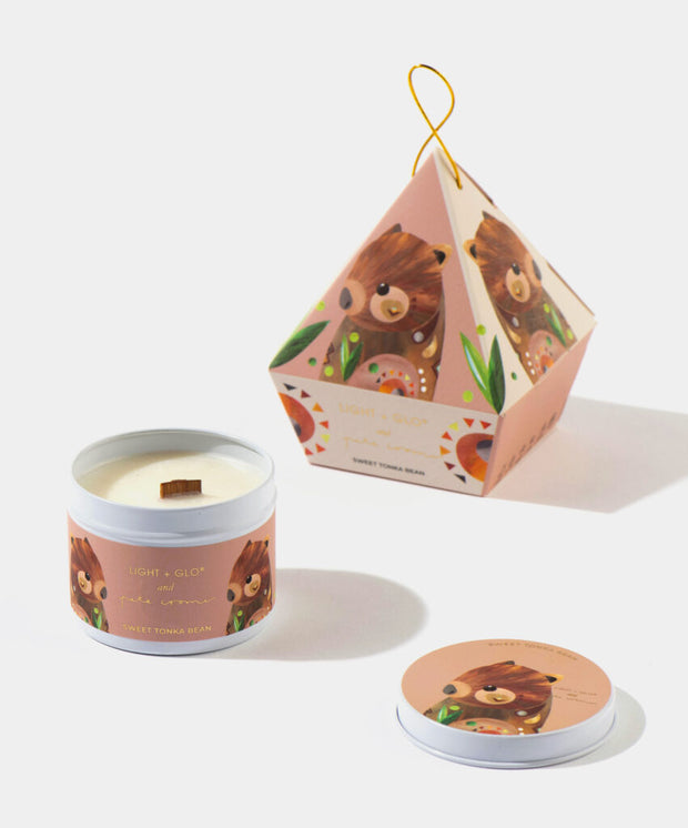 Pete Cromer x Light + Glo - Wombat – Sweet Tonka Bean Scented Candle