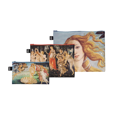 LOQI - Sandro Botticelli Zip Pockets (Set of 3)