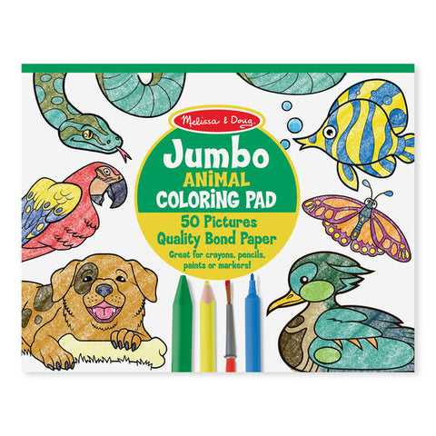 Melissa & Doug - Animals Jumbo Colouring Pad