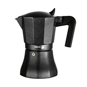 Fagor - Tiramisu Aluminium Espresso Maker: 6 Cups - Charcoal