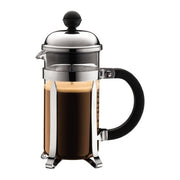 Bodum - Chambord French Press Coffee Maker - Stainless Steel 3 Cup