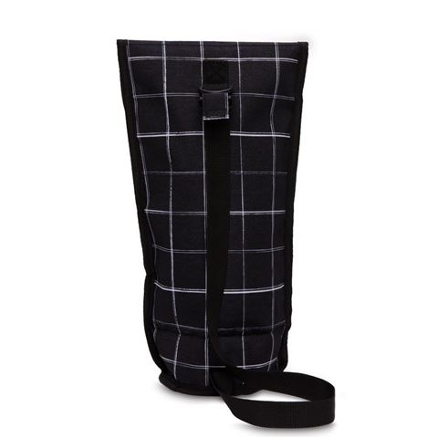 PackIt - Freezable Napa Wine Bag: Black Grid