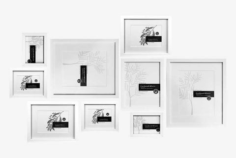 Corban & Blair - Tapu Wall Of Frames - White