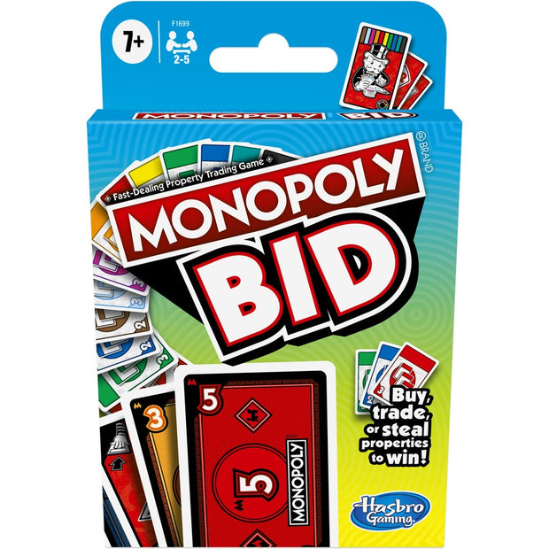 Hasbro - Monopoly: Bid Card Game