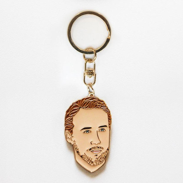 Famous Flames - Hey Girl Keyring