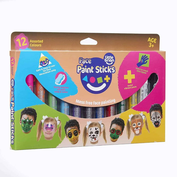 Little Brian - Face Paint Sticks (12 pieces)