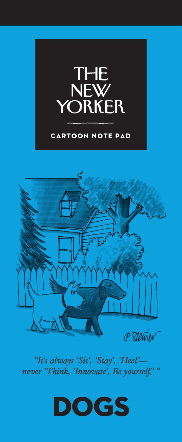 The New Yorker Cartoons Notepad - Dogs
