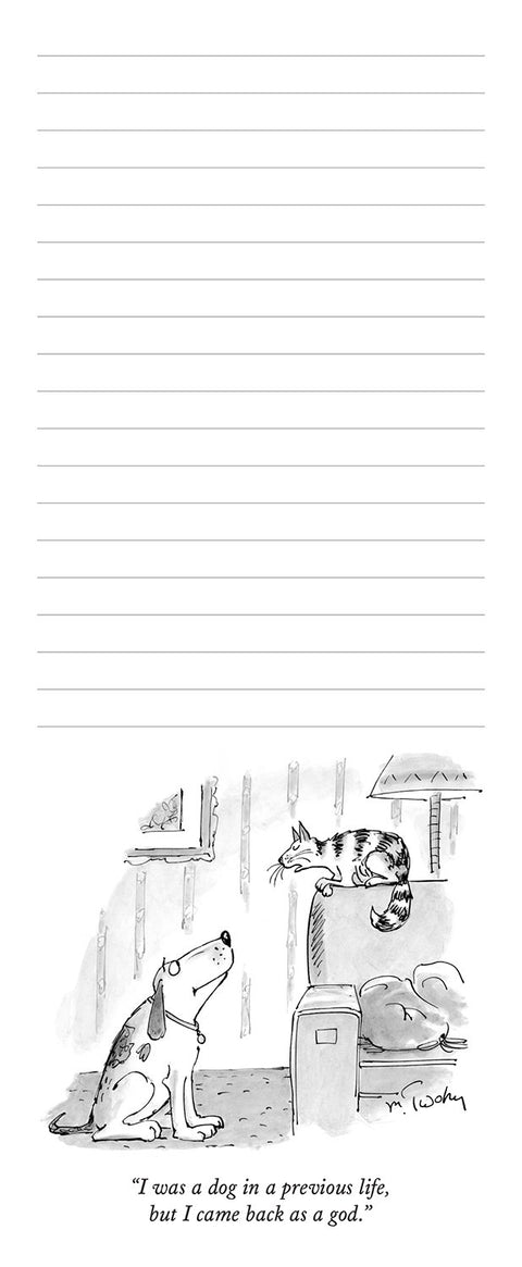 The New Yorker Cartoons Notepad - Cats