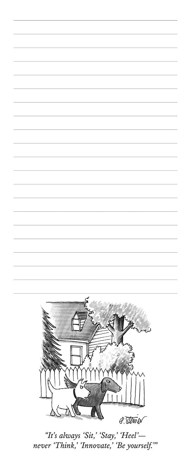 The New Yorker Cartoons Notepad - Dogs