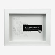 Corban & Blair - Box Frame With 5×7″ Mat White