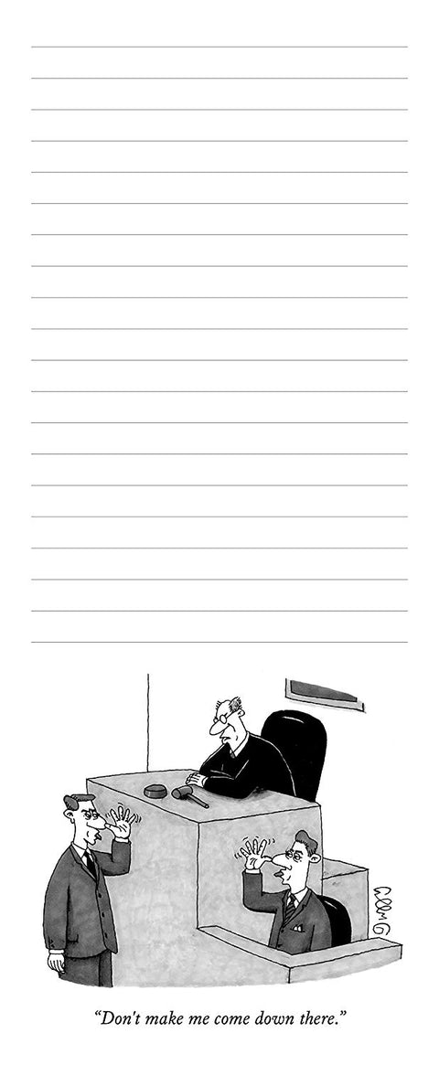 The New Yorker Cartoons Notepad - Lawyers