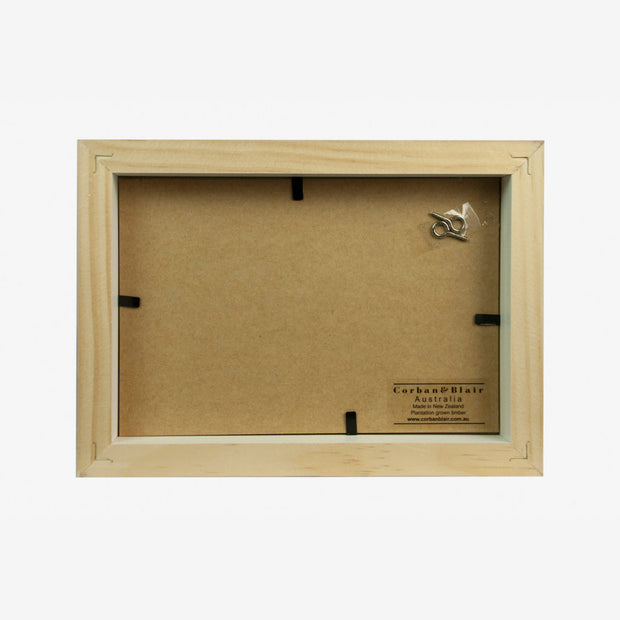 Corban & Blair - Slim Box Frame 6×4″ White