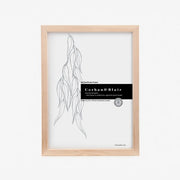 Corban & Blair - Slim Frame A4 Flat Certificate Frame (No Mat) Natural