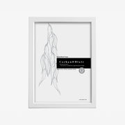 Corban & Blair - Slim Frame A4 Flat Certificate Frame (No Mat) White