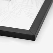 Corban & Blair - Slim Frame A4 Flat Certificate Frame (No Mat) Black
