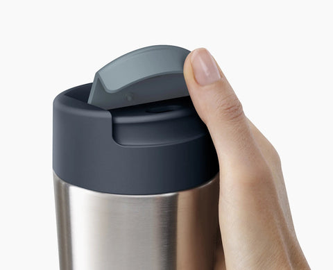 Joseph Joseph - Sipp™ Steel Travel Mug with Hygienic Lid 340ml