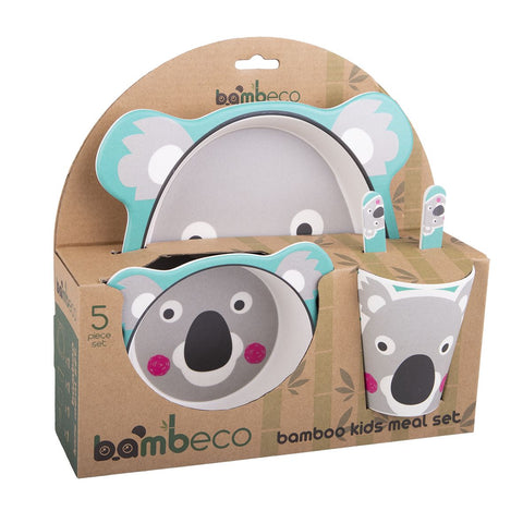 Bambeco - Bamboo 5 Piece Kids Meal Set - Koala