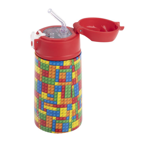 Oasis - Kids Drink Bottle With Sipper 400ml - Bricks