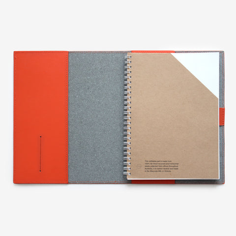 Corban & Blair - A5 Journal Leather - Orange