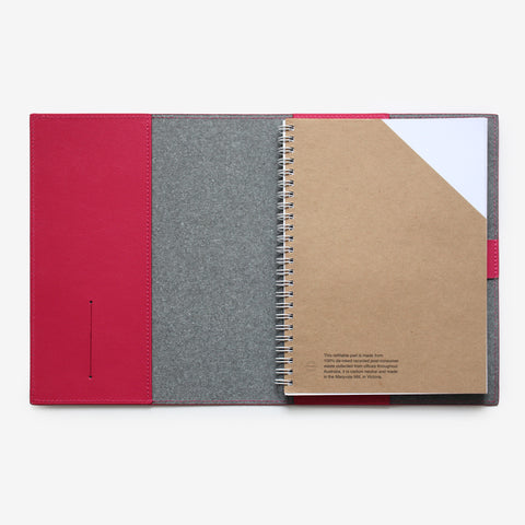 Corban & Blair - A5 Journal Leather - Pink