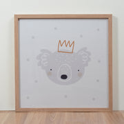 Habitat 101 - Framed Art Print Koala Crown 50cm