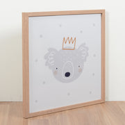 Habitat 101 - Framed Art Print Koala Crown 50cm