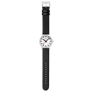 Mondaine Watch - Swiss Railways Classic Vegan Grape Leather 36mm