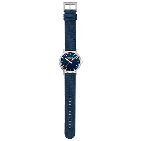 Mondaine - Classic 40mm Ocean Blue Watch