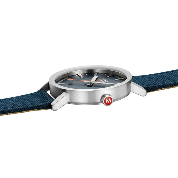 Mondaine - Classic 40mm Ocean Blue Watch