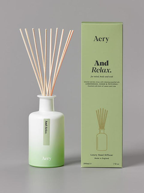 Aery Living - Aromatherapy 200ml Reed Diffuser - And Relax