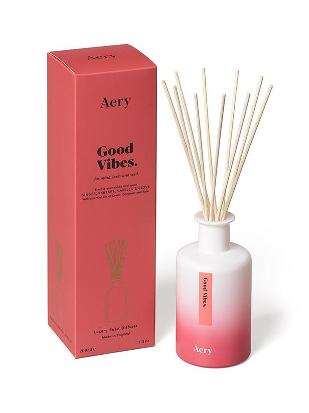 Aery Living - Aromatherapy 200ml Reed Diffuser - Good Vibes