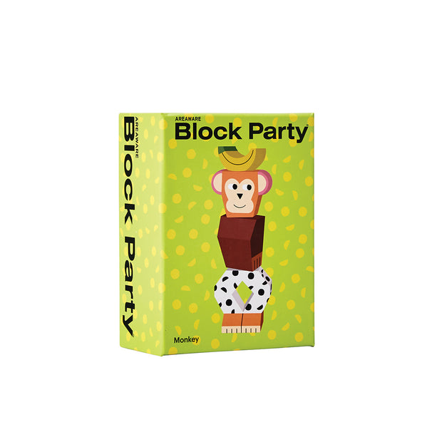 Areaware - Wooden Toy - Block Party Monkey