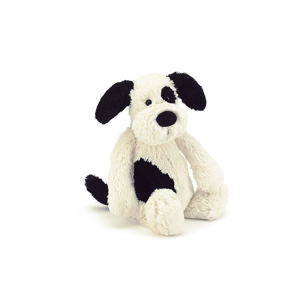 Jellycat - Bashful Black and Cream Puppy Medium