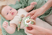 O.B Designs - Mint Organic Teether Toy