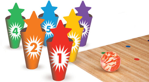 Rainbow Bowling Crackers - Tray of 6