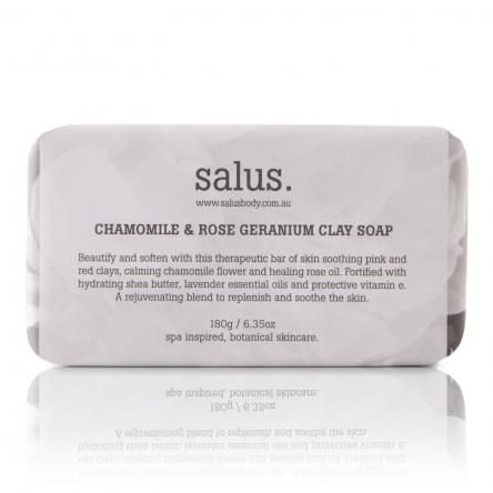Salus - Chamomile & Rose Geranium Clay Soap