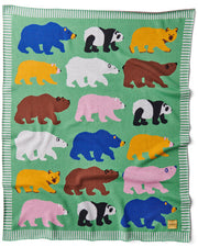 Kip & Co - Can't Bear It Cotton Knitted Blanket