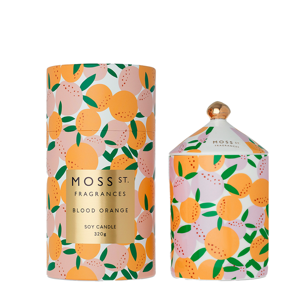 Moss St. Fragrances - Ceramic Candle 320g - Blood Orange