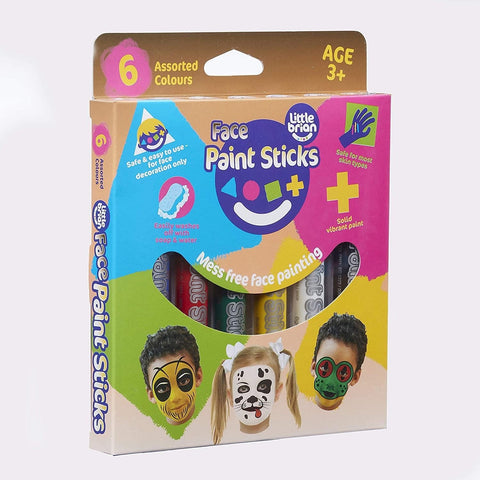 Little Brian - Face Paint Sticks (6 pieces)