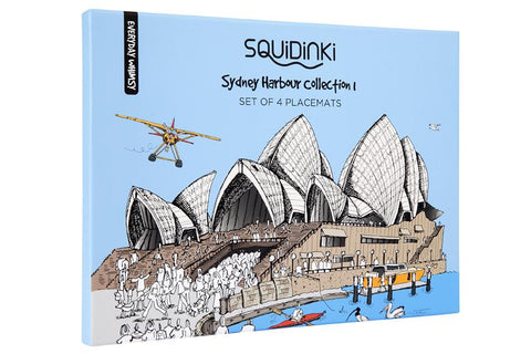 Squidinki - Sydney Harbour Collection Placemat Set