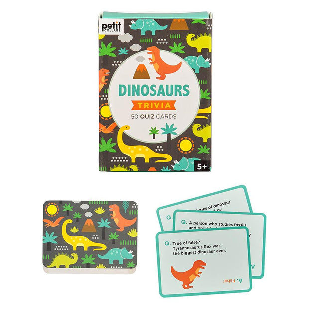 Petit Collage - Dinosaur Trivia Quiz Cards
