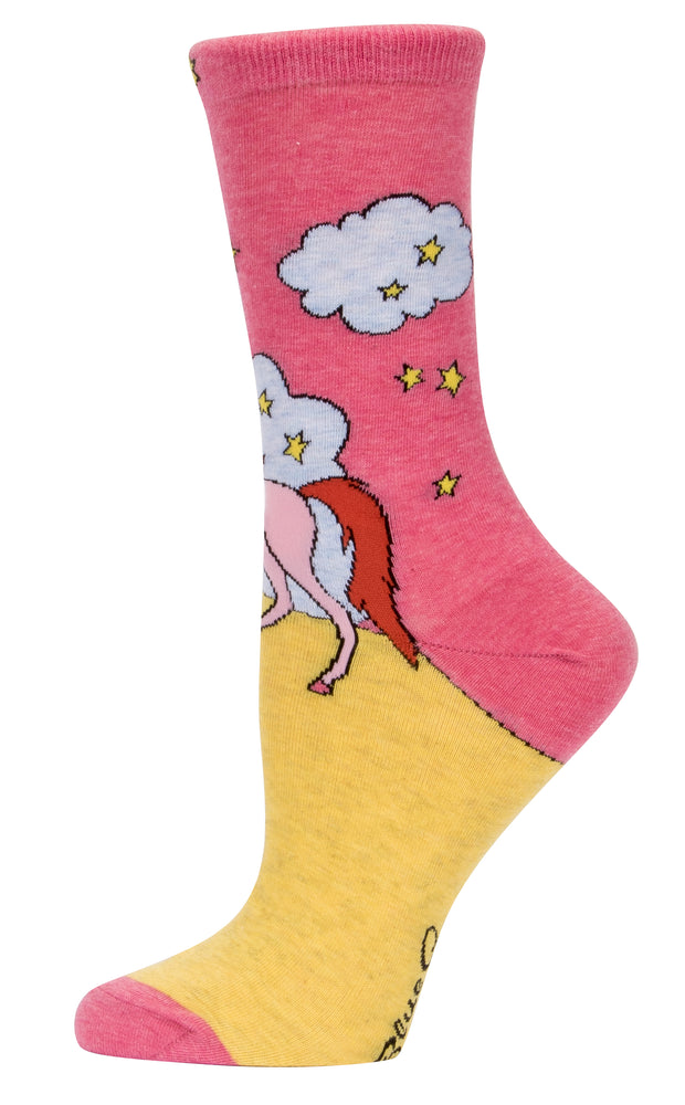 Blue Q - Always Be A Unicorn - Women’s Crew Socks