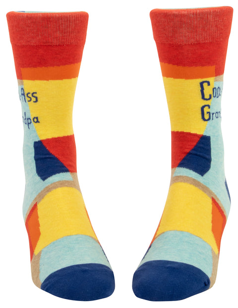 Blue Q - Cool A** Grandpa - Men’s Crew Socks