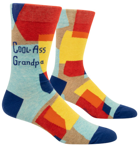 Blue Q - Cool A** Grandpa - Men’s Crew Socks