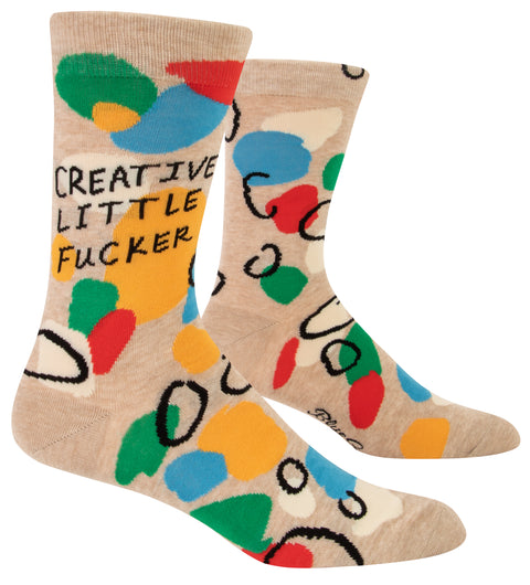 Blue Q - Creative Little F*cker - Men’s Crew Socks