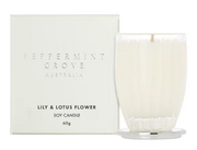 Peppermint Grove - Lily & Lotus Flower 60g Candle
