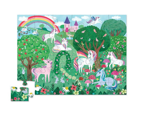 Crocodile Creek - Classic Floor Puzzle 36 pc - Unicorn Dreams